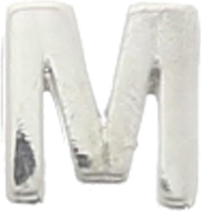 The Jewelry Collection Hanger Letter M - Zilver