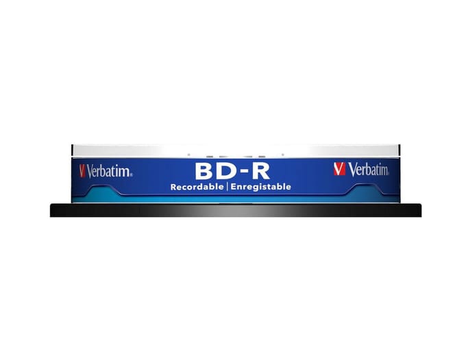 Verbatim Blu-Ray Discs 25Gb 6X Bd-R Voor Recorders En Spelers 10 Stuks
