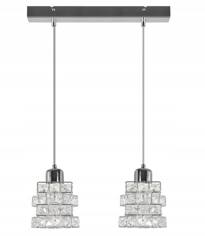 Hanglamp Chroom Kristallen E27 Modern Design