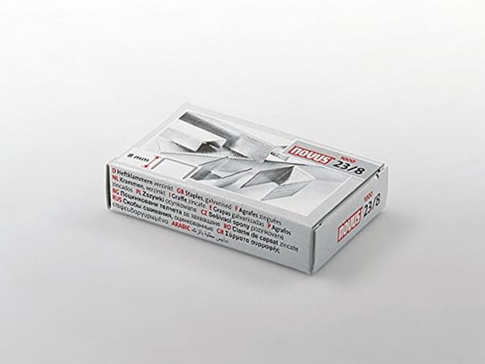 Nietjes 23/8 Verzinkt 1000 Stuks