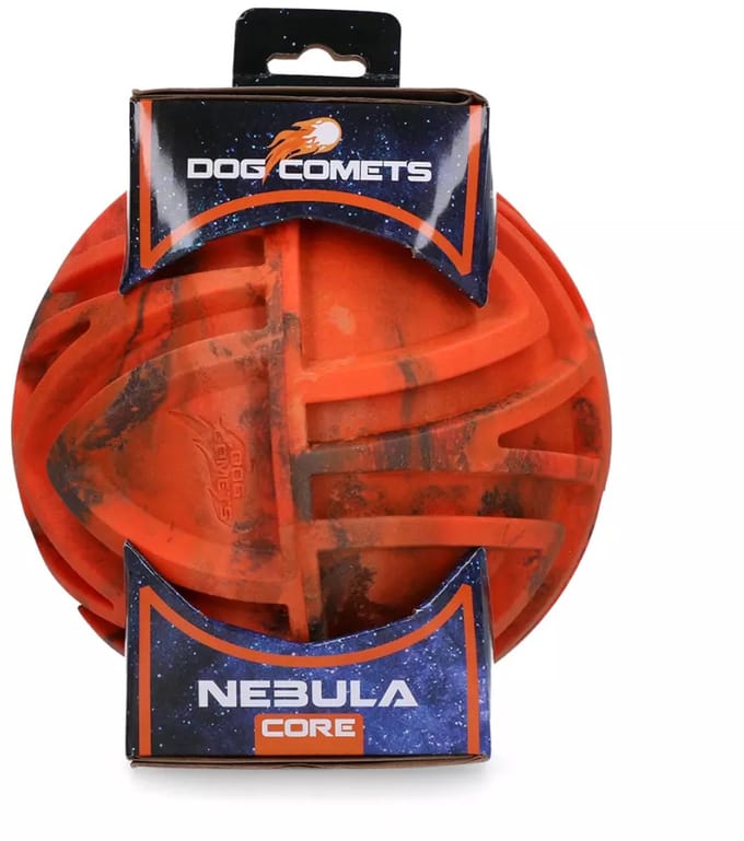 Dog Comets Nebula Core - Hondenspeelgoed Bal - Stuiterbal - stuiterbal hond - apporteerspeelgoed - Oranje