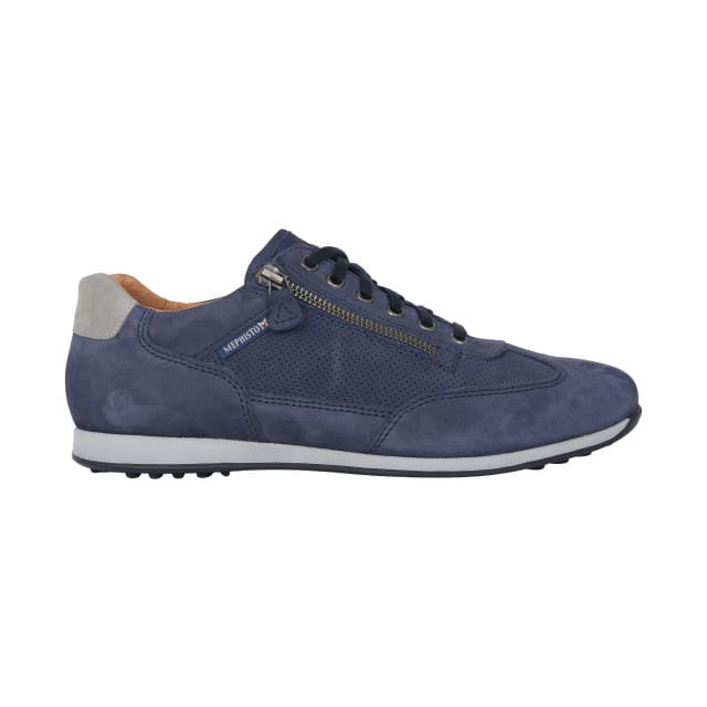 Mephisto Leon - heren sneaker - Blauw - maat 44.5 (EU) 10 (UK)