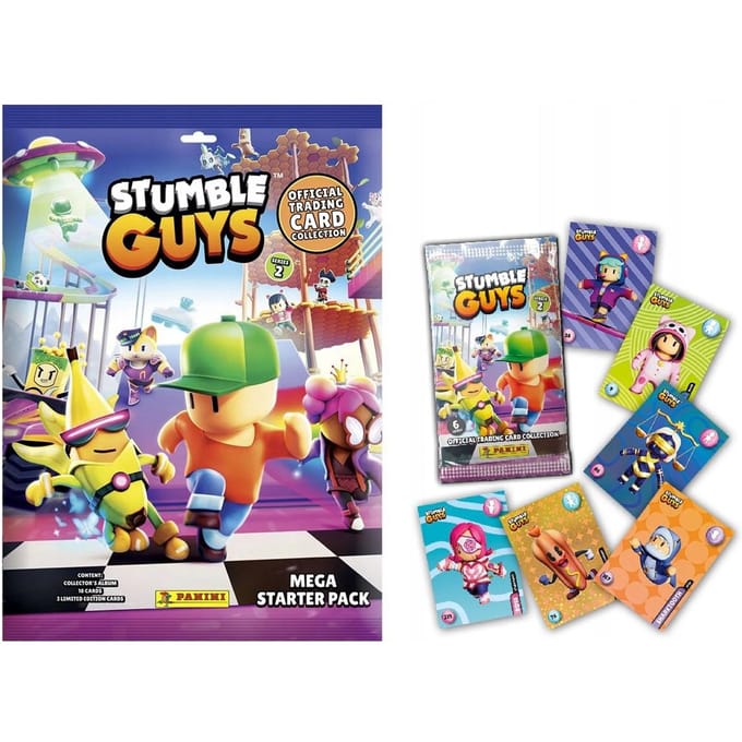 Panini mega starterset stumble guys 2 tctrading cards