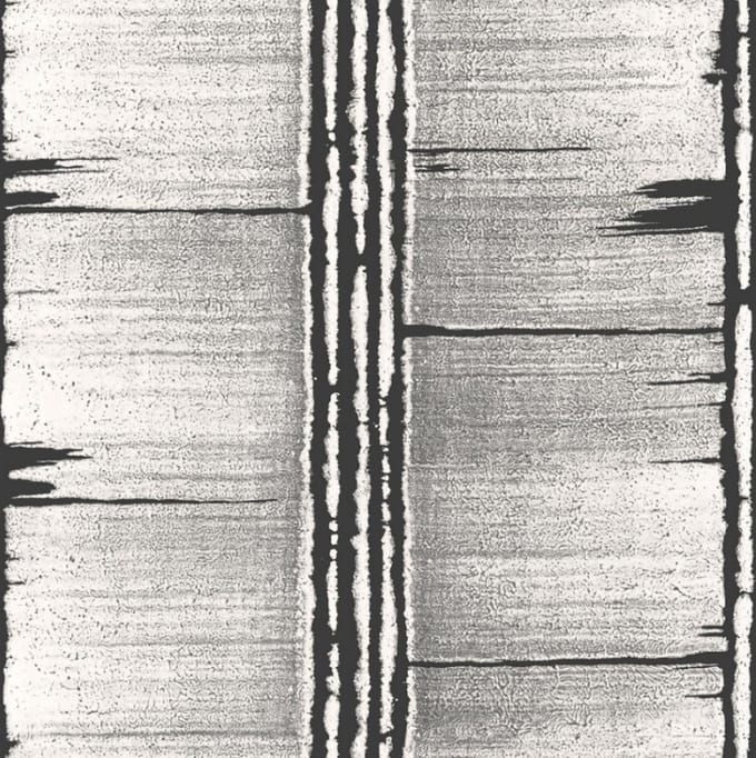Bazaar - Behang - Hout - Wanddecoratie - Vliesbehang - Beige - 0,53 x 10 M.
