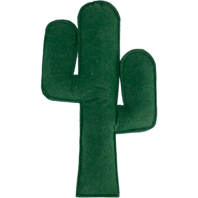TIAKI hondenspeeltje piepende cactus van vilt 23,5x14x2,5cm