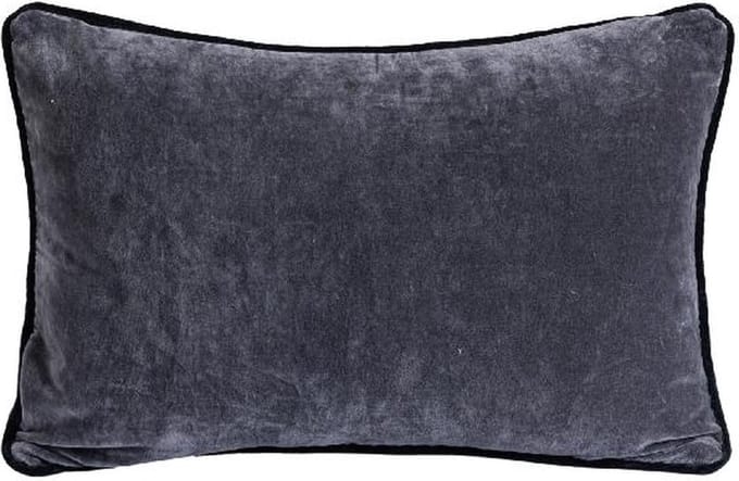 PTMD Sierkussen Nasim - 60x40x10 cm - Katoen - Grijs