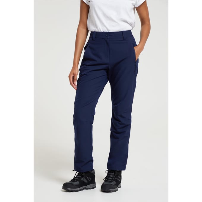 Mountain Warehouse Dames/Dames Arctic II Stretch Fleece gevoerde Reguliere Broek (Marine)