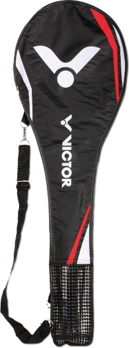 Victor Racketbag badminton - voor één racket - zwart/rood