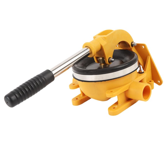 1,5 inch Handmatige Lenspomp Roestvrij Staal Boot Marine Hand Lens Afvalwater Overbrengpomp voor Jachten yellow