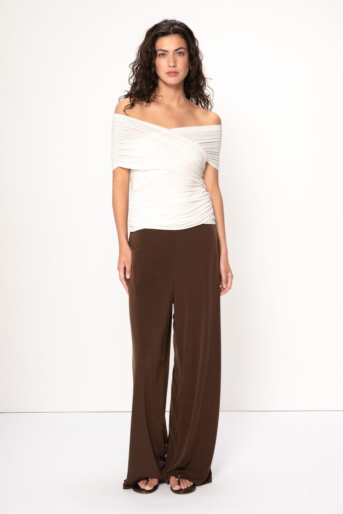 VIVEH Erez Top Coconut Milk Maat: 40 | Blouses Outlet | Dames | Wit