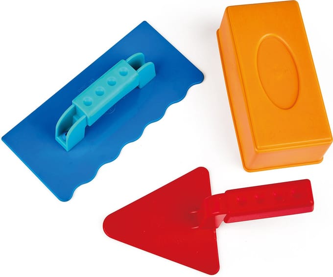 Zandvormen metsel set - Hape - vanaf 18 maanden