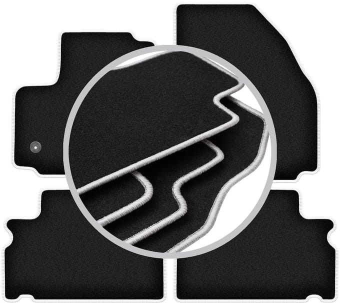 CARLUX-SILVER automatten voor: Ford Galaxy MK2 minivan (2012-2015)