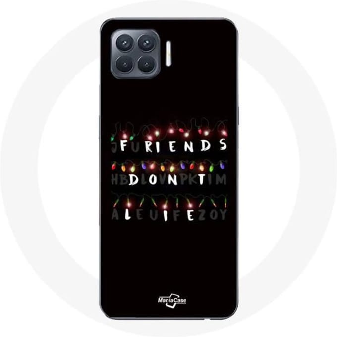 Coque pour Oppo A93 - Stranger Things - Joyeux Noël - Souple - Noir - Mixte