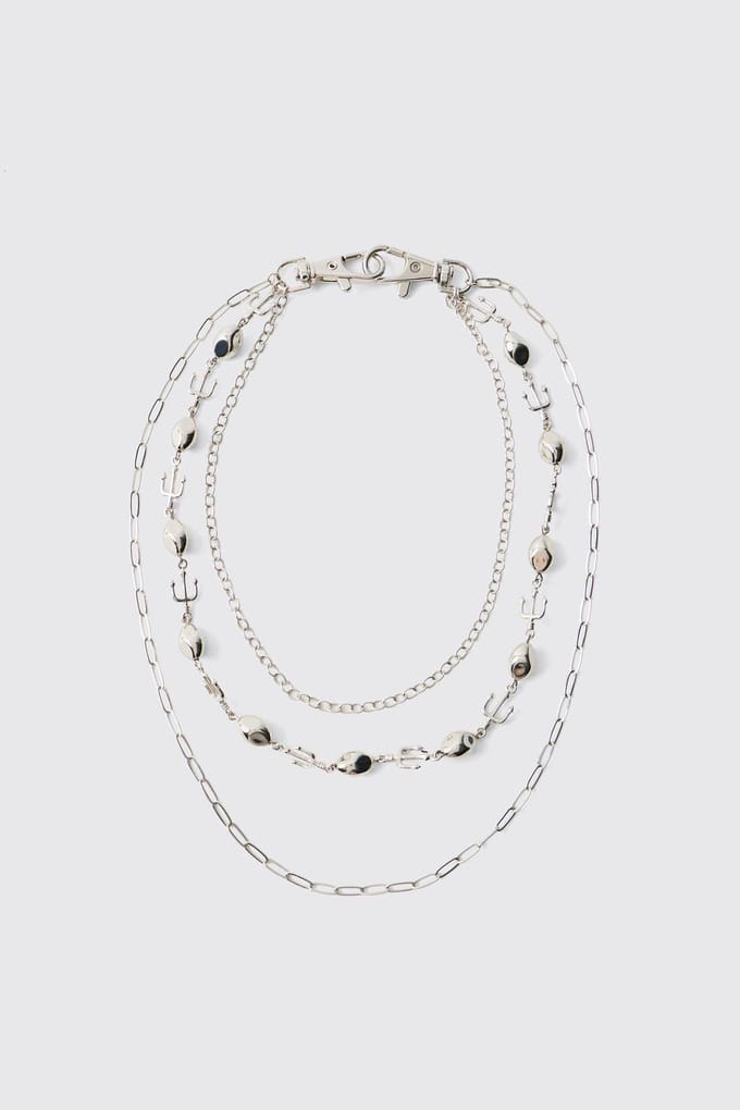 Tribale Jeansketting | Silver