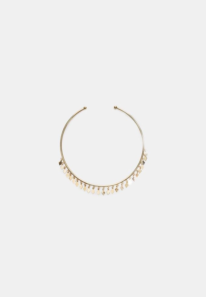 Stradivarius Choker met mini-bedeltjes  Goud OS