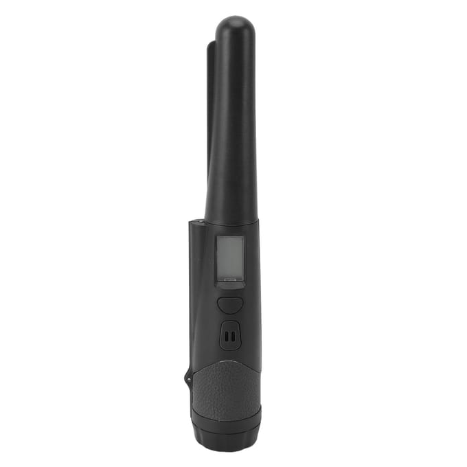 Metaaldetector Pinpointer IP66 Waterdicht Handheld Pin Pointer Staaf met LCD-scherm voor Schat zwart