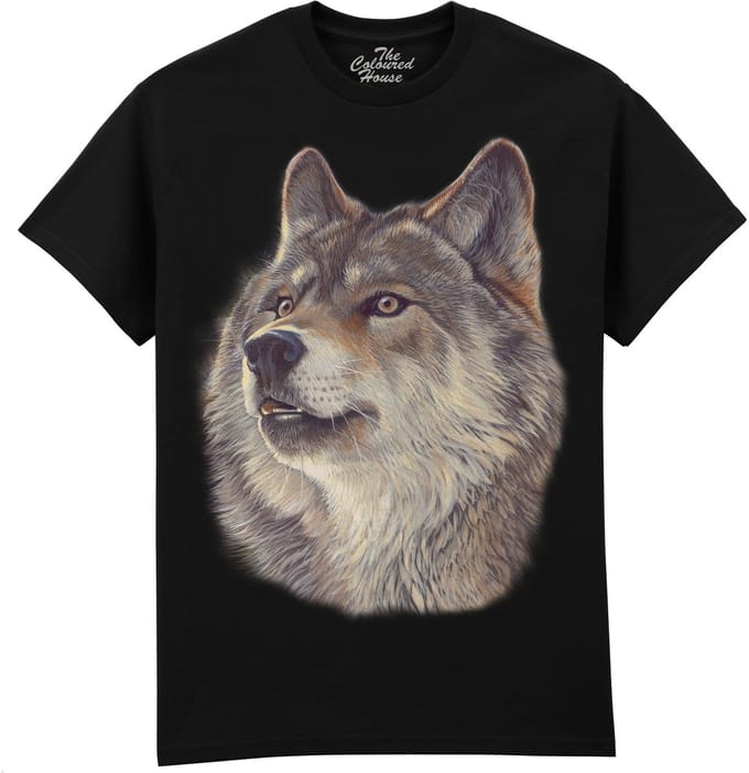 Somethings Going On - Wolf The Coloured House T-shirt M