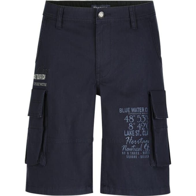 Babista herren Bermuda - 48 - donkerblauw - Plus Size