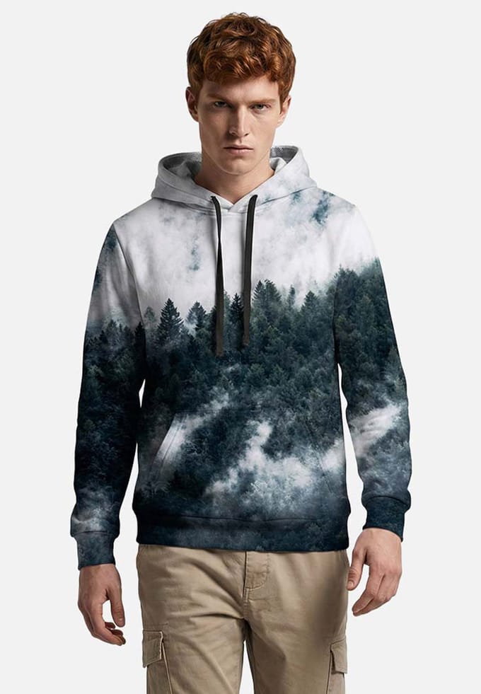 "Mighty Forest Grey" Hoodie