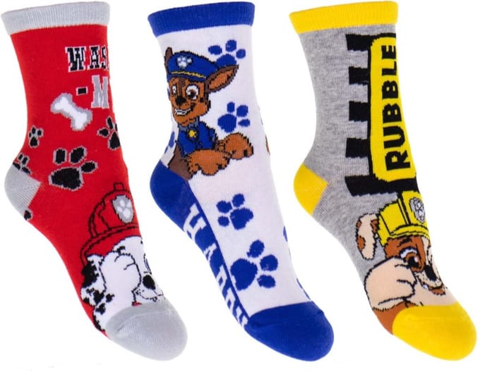 Paw Patrol Sokken -Expressions - 3 paar - maat 23/26