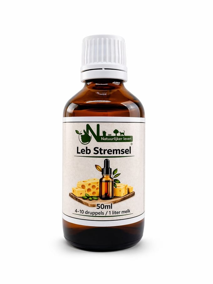 Natuurlijker leven - Kaasstremsel -Leb - vloeibaar - 50ml - stremsel