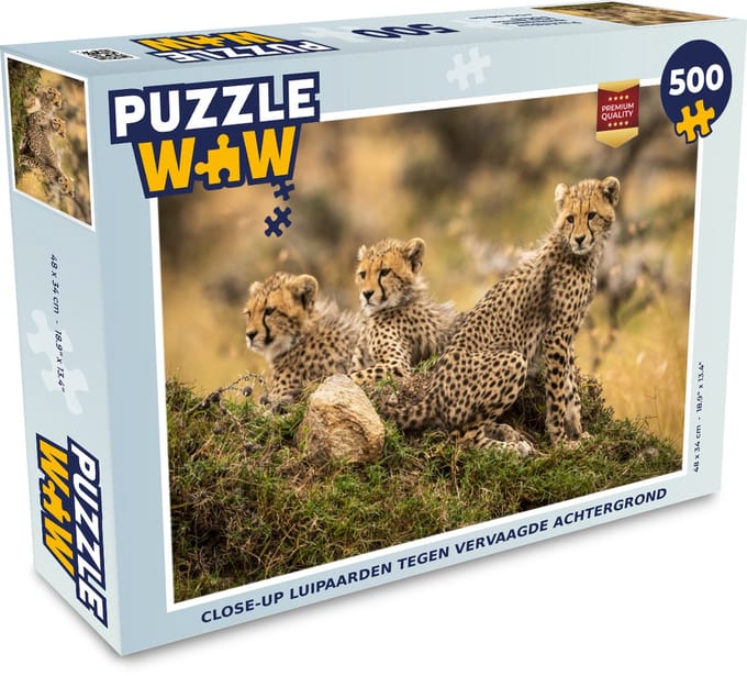 Puzzel Luipaard - Bos - Dier - Legpuzzel - Puzzel 500 stukjes