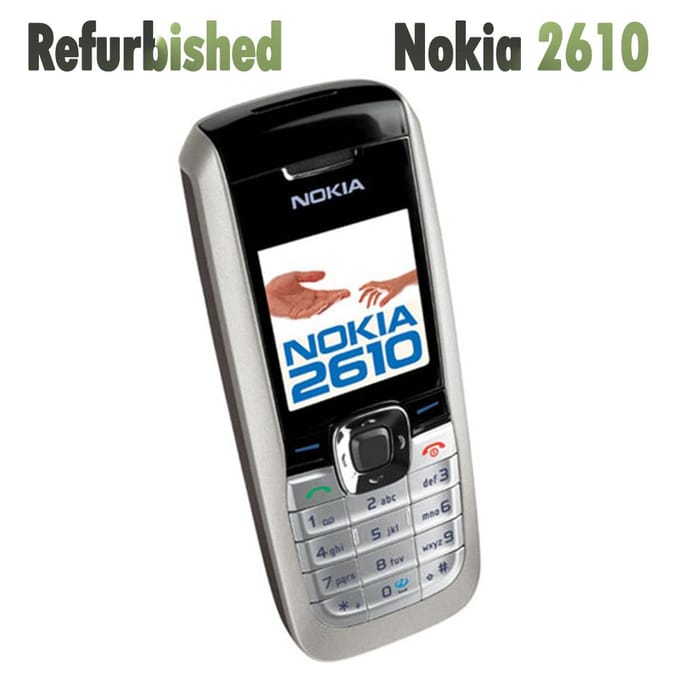 Gereviseerde Nokia Original ontgrendelde 2610 mobiele telefoon simple set