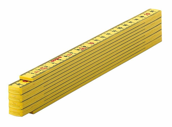 Sola hk 2/10G duimstok - kunststof - geel - 2m