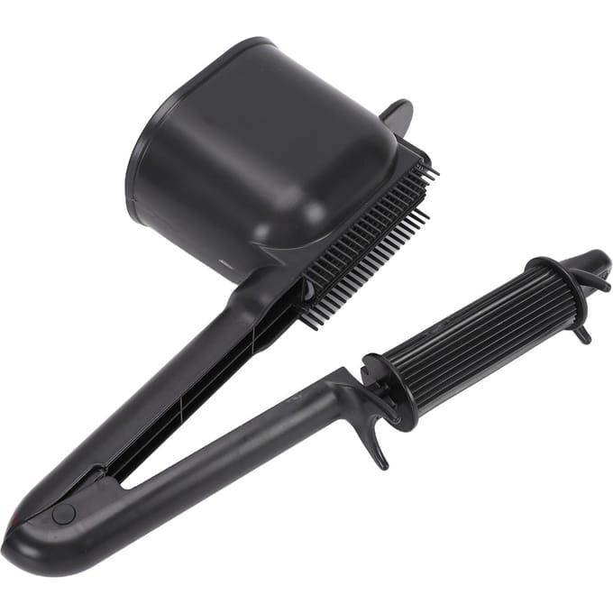 Brosse Applicateur Roller Automatique pour Coloration Cheveux avec Manche Ergonomique Noir black