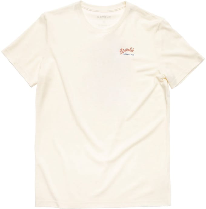 Devold Of Norway Fisherman T-shirt Met Korte Mouwen Wit S Man