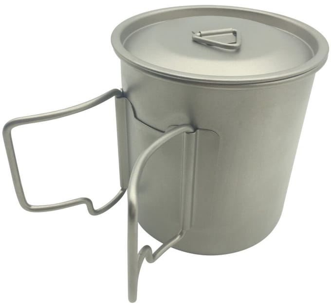 EOE - Eifel Outdoor Equipment - Olivin 400 - Titanium outdoor drinkbeker