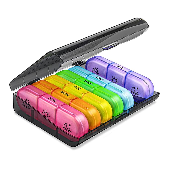 Wekelijkse Medicijn Organizer 3 Keer Per Dag Groot 7 Dagen Dagelijkse Medicijn Planner Container Doos 21 multi