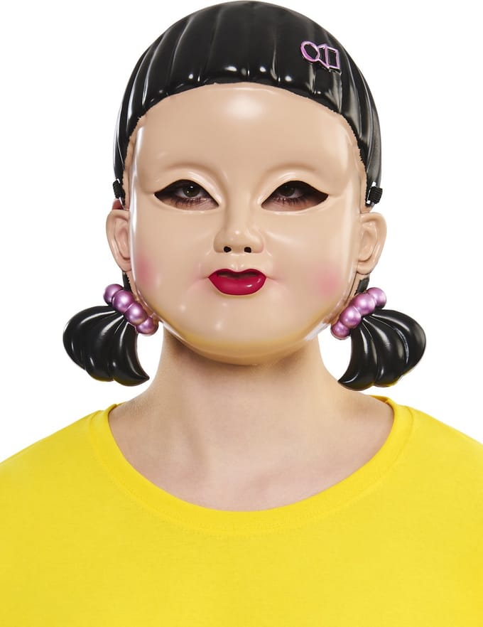 Girl Doll Masker voor Volwassenen - Rubies - One Size