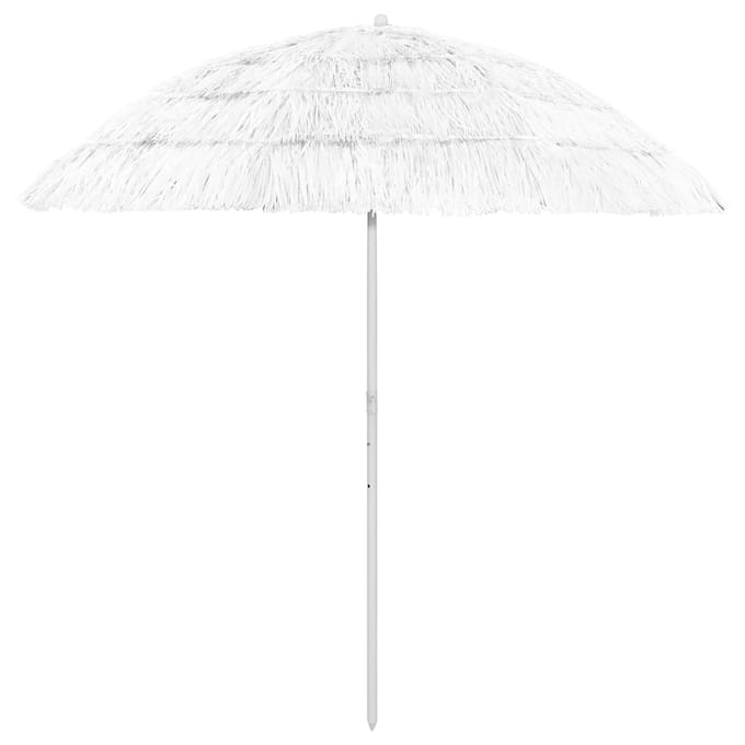 vidaXL - Strandparasol - Hawaï - 240 - cm - wit