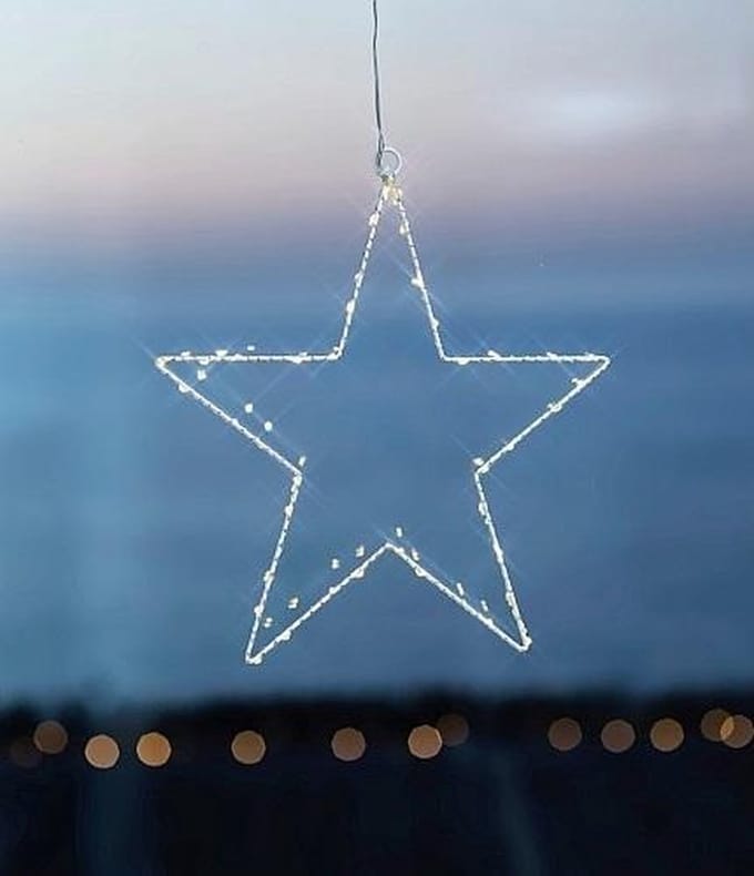 Sirius Home Liva Licht Kerstster - 40 LED Wit