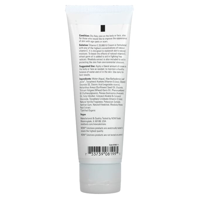 Vitamin E Cream - 118 ml