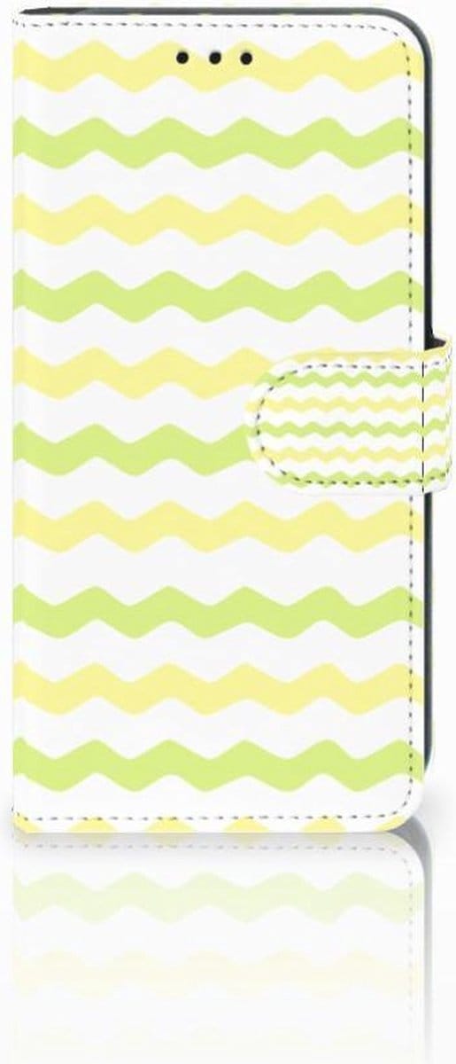 Xiaomi Mi A2 Lite Telefoon Hoesje Waves Yellow