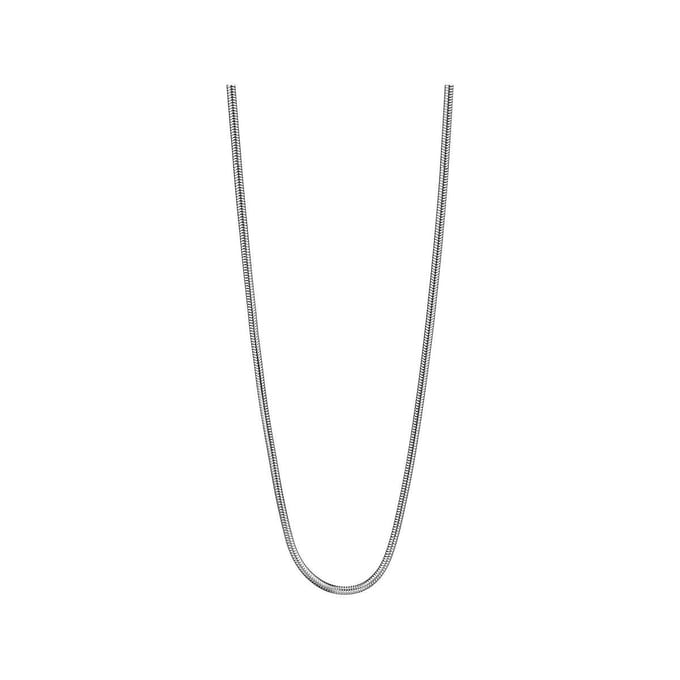 Bering Dames 424-10-450 halskettingen, aaneenschakelingen, halssieraden zilver