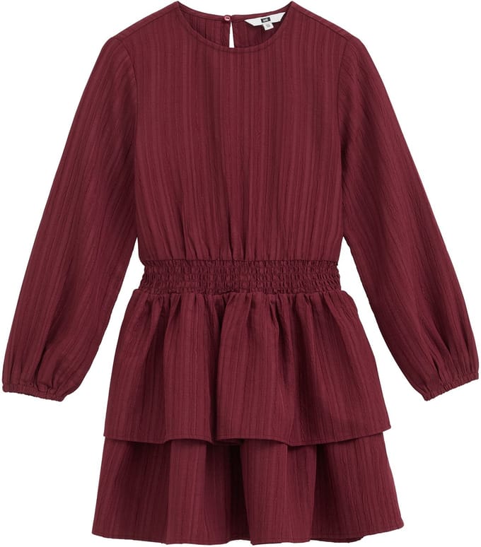 WE Fashion Meisjes jurk met structuur