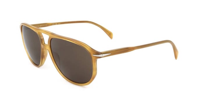 David Beckham DB 1159/S Yellow horn 58/15/145 MAN Zonnebrillen