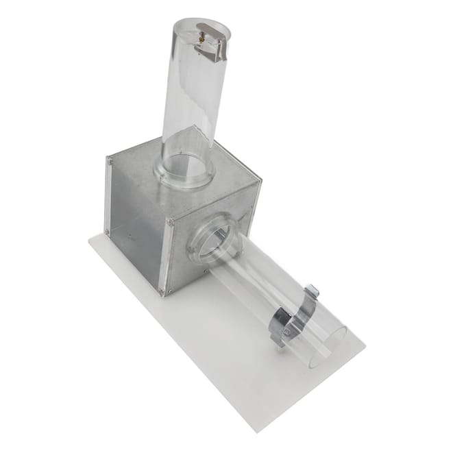 Boîte de démonstration de formation du vent Matériel d'expérimentation physique Instrument d'enseignement white