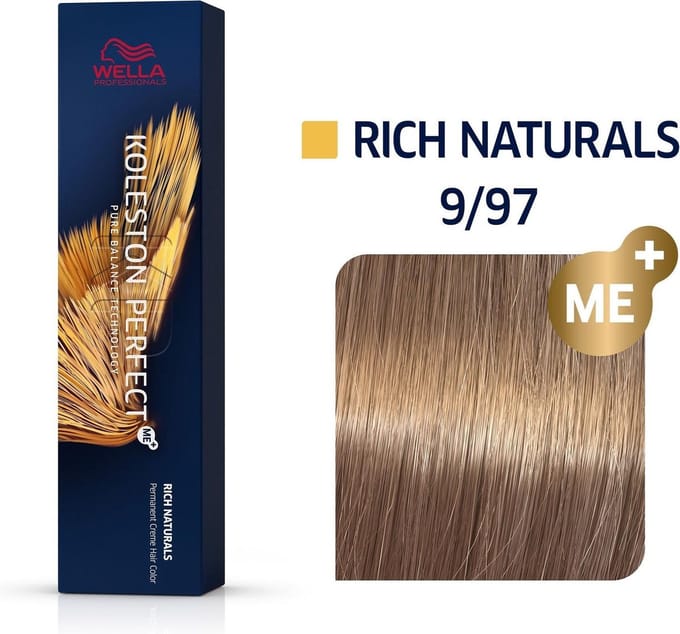 Wella Professionals Koleston Perfect Me+ - Haarverf - 9/97 Rich Naturals - 60ml