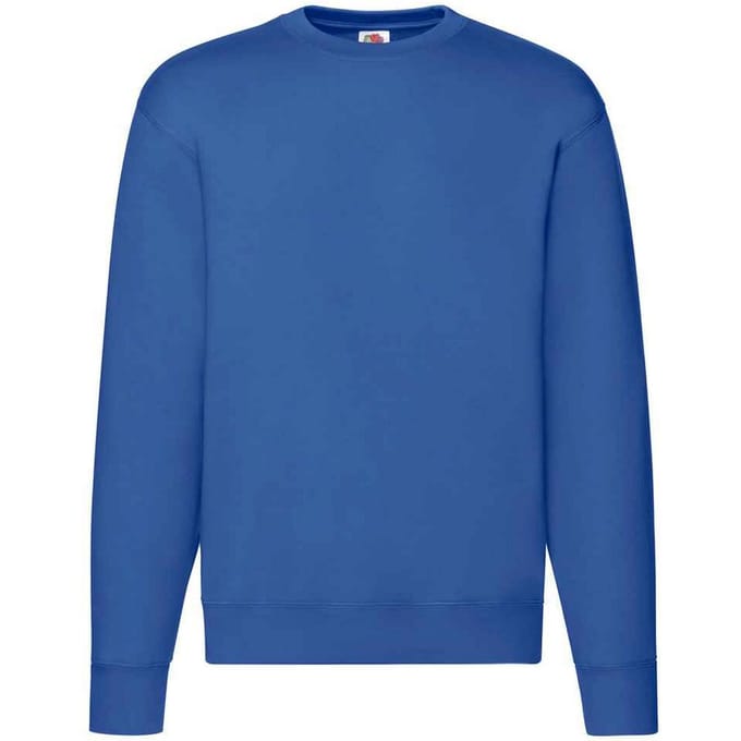 Fruit of the Loom Heren Premium Drop Shoulder Sweatshirt (Koningsblauw)