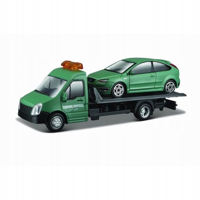 Bburago Autotransporter 1:43 Metaal - Straatbrand