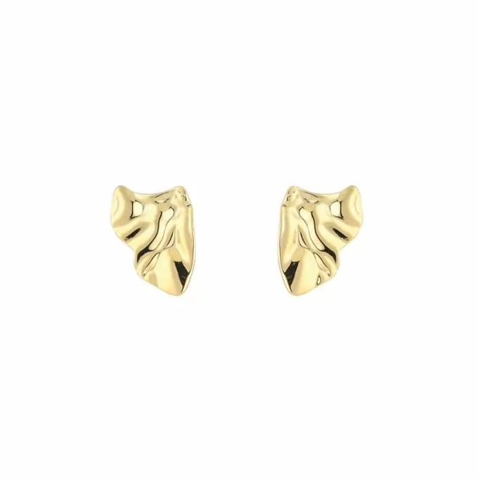 Bijoutheek Oorknoppen Plectrum Geslagen Goud