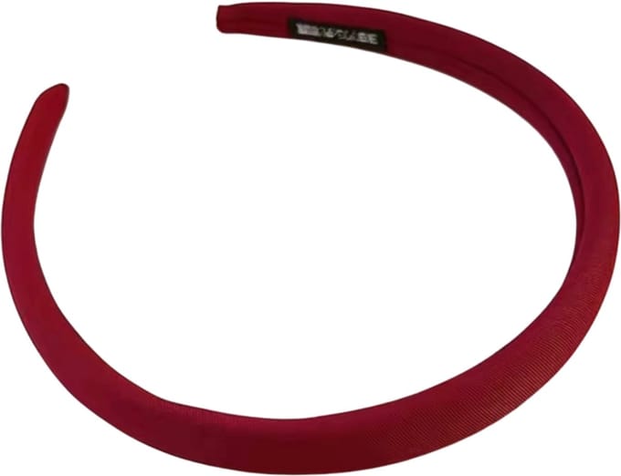 Fluweel-Haarband-Rood - Charme Bijoux