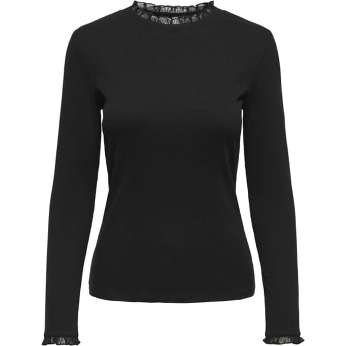 ONLY - ONLLESLIE L/S LACE MIX TOP JRS Dames Top