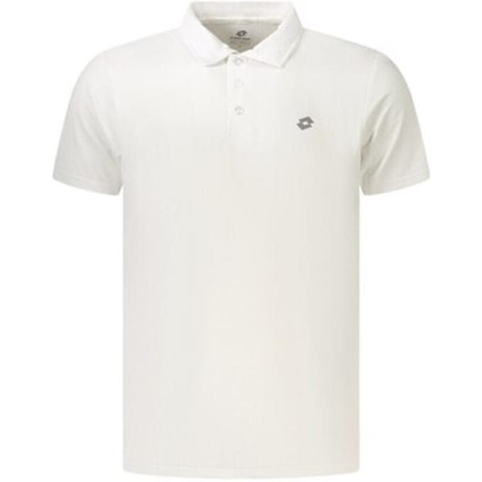 Polo Shirt Korte Mouw Lotto 468840biwhitexl