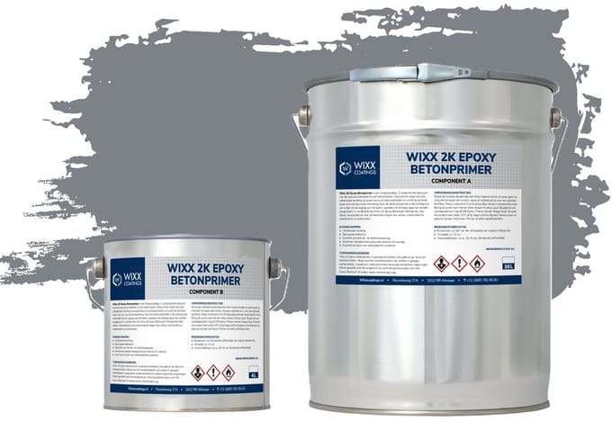 Wixx 2K Epoxy Betonprimer - 20L - 20L - RAL 7046 | Telegrijs 2