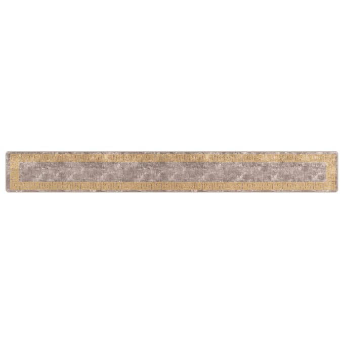 vidaXL - Tapijt - Runner - MARSA - Grijs - 50 - x - 400 - cm - Polyester - en - PVC